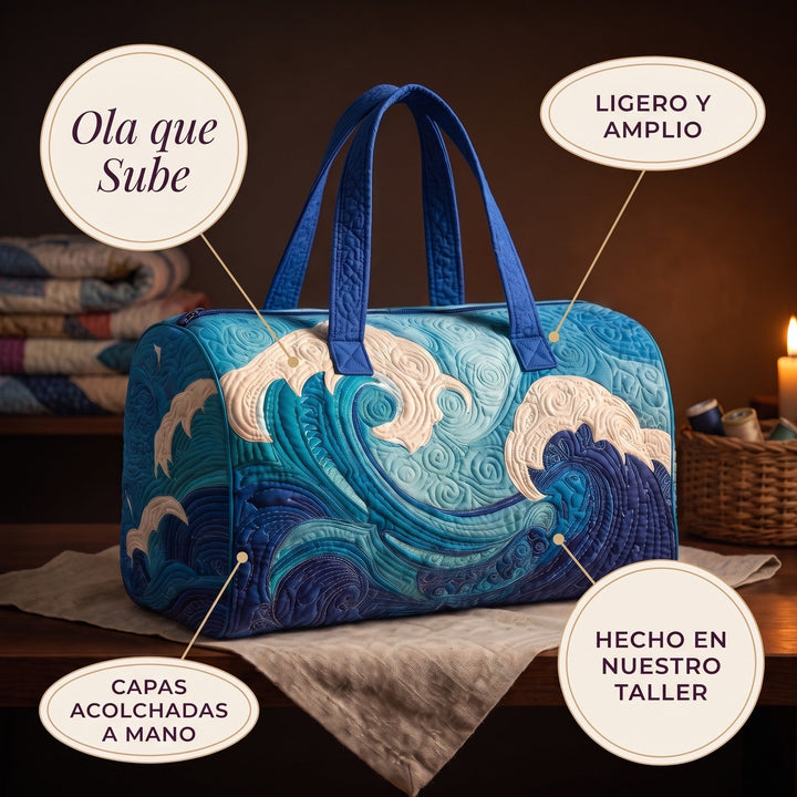 Bolso de Viaje Acolchado — Ola que Sube