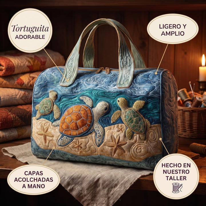 Bolso de Viaje Acolchado — Tortuguita Adorable