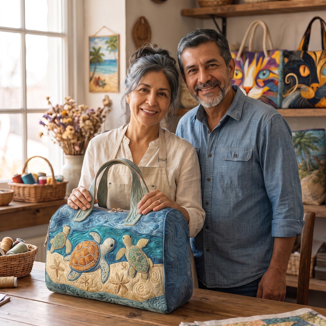 Bolso de Viaje Acolchado — Tortuguita Adorable