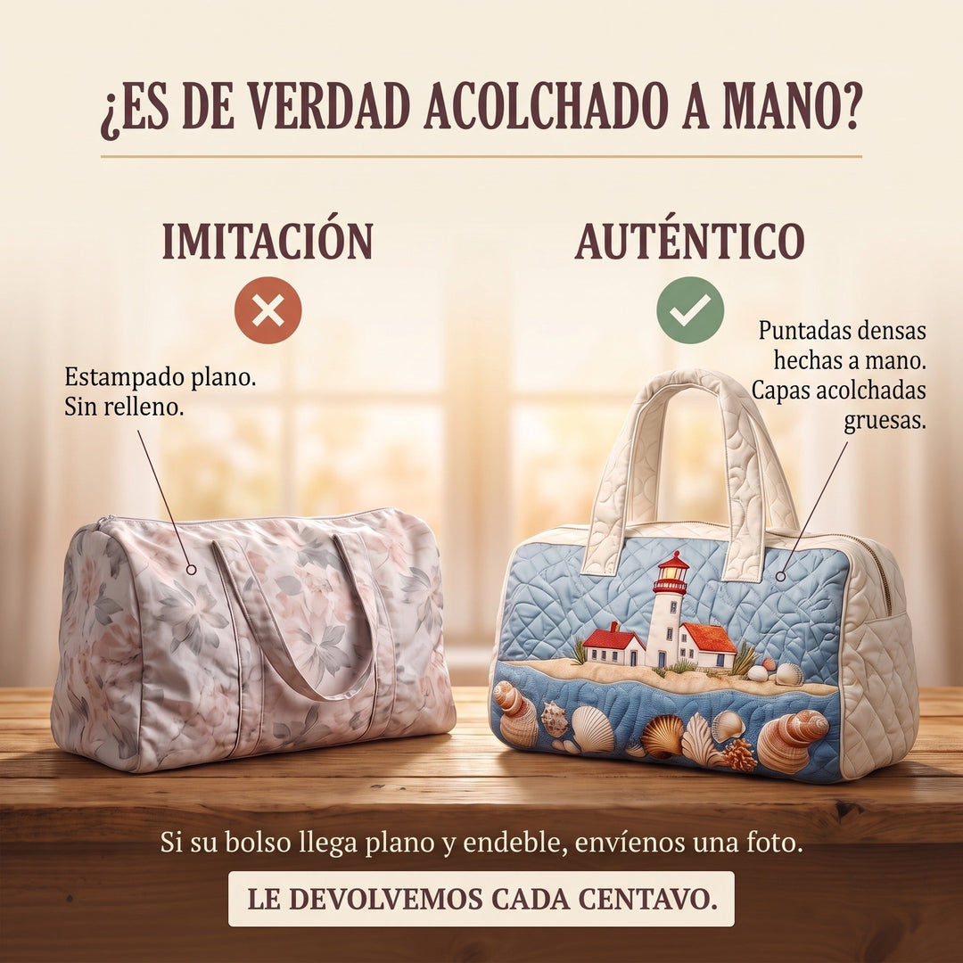 Bolso de Viaje Acolchado — Brillo de la Orilla