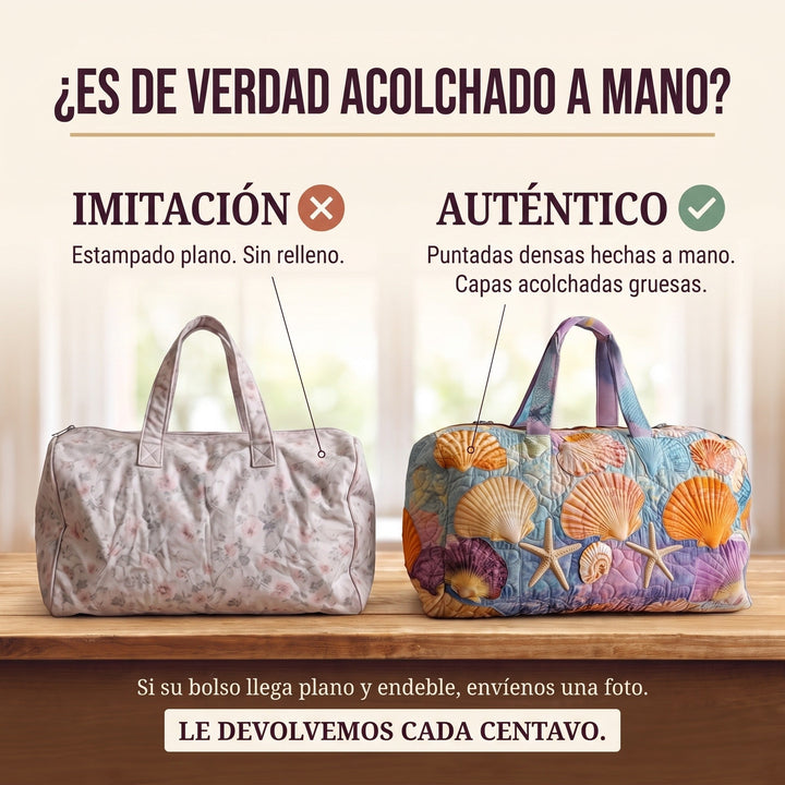 Bolso de Viaje Acolchado — Caracolas de la Orilla