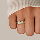 Vintage Aquamarine Wrap Ring 2
