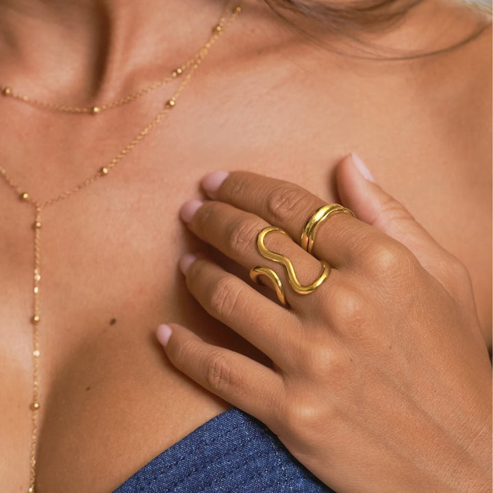 Yana Geometric Twist Ring