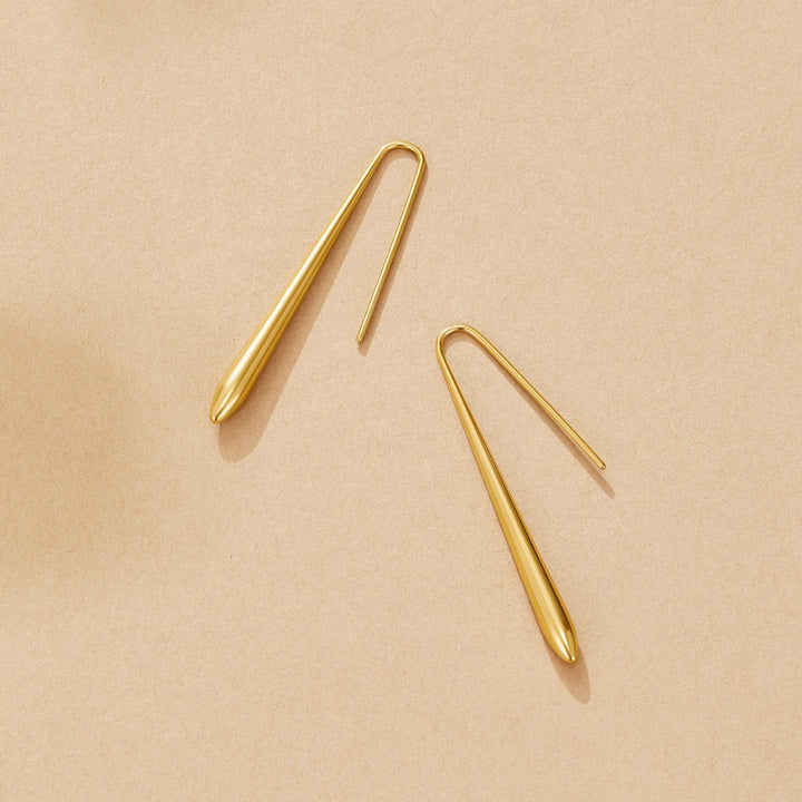 Zia Gold Drop Earrings