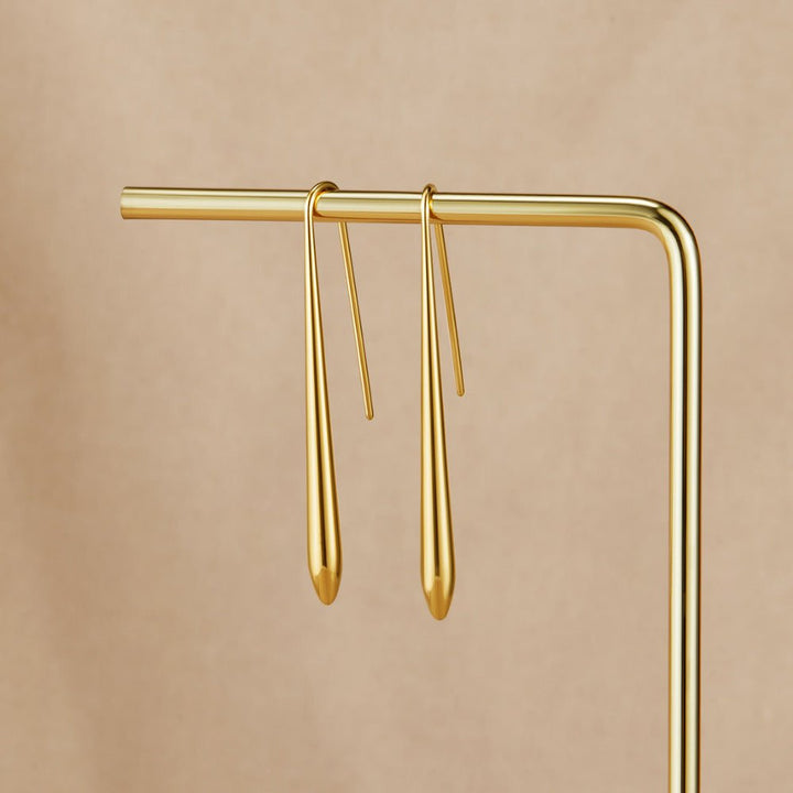 Zia Gold Drop Earrings