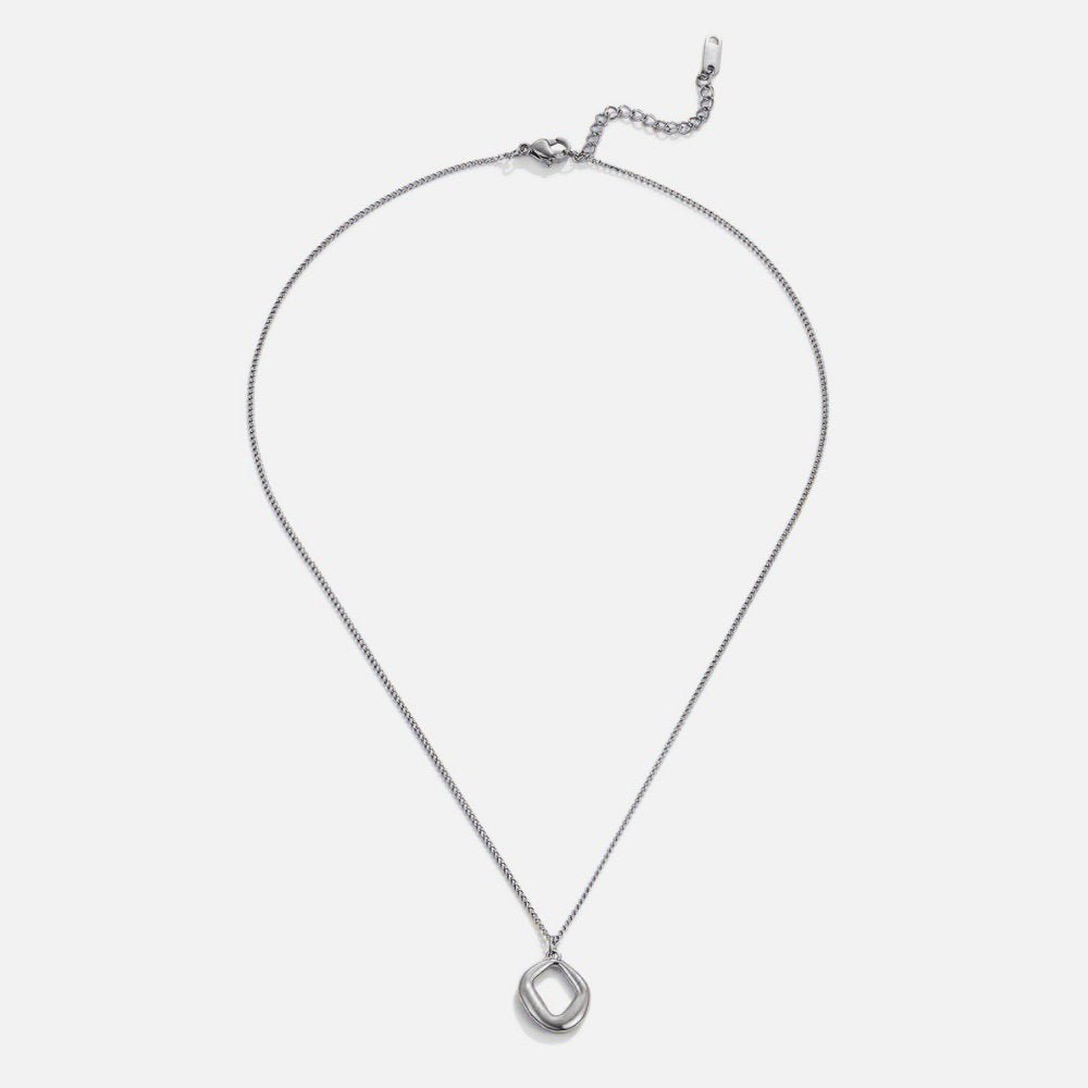 Zola Geometric Silver Necklace