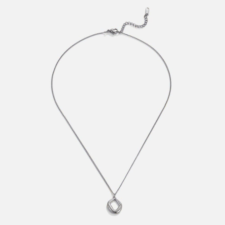 Zola Geometric Silver Necklace